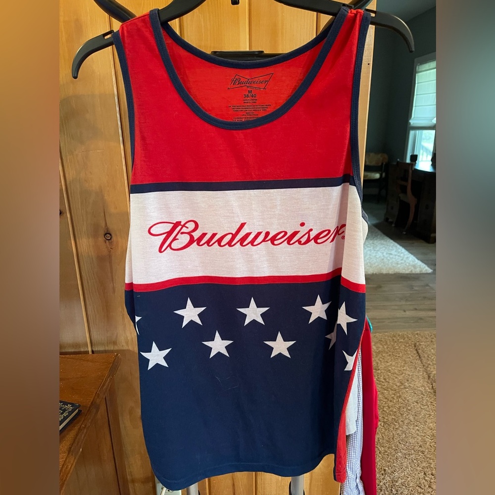Budweiser Red and Navy Tee